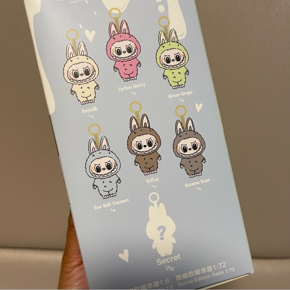 Labubu Pop Mart Sea Salt Coconut Authentic Exciting Macaron Vinyl Face New - Picture 13 of 16